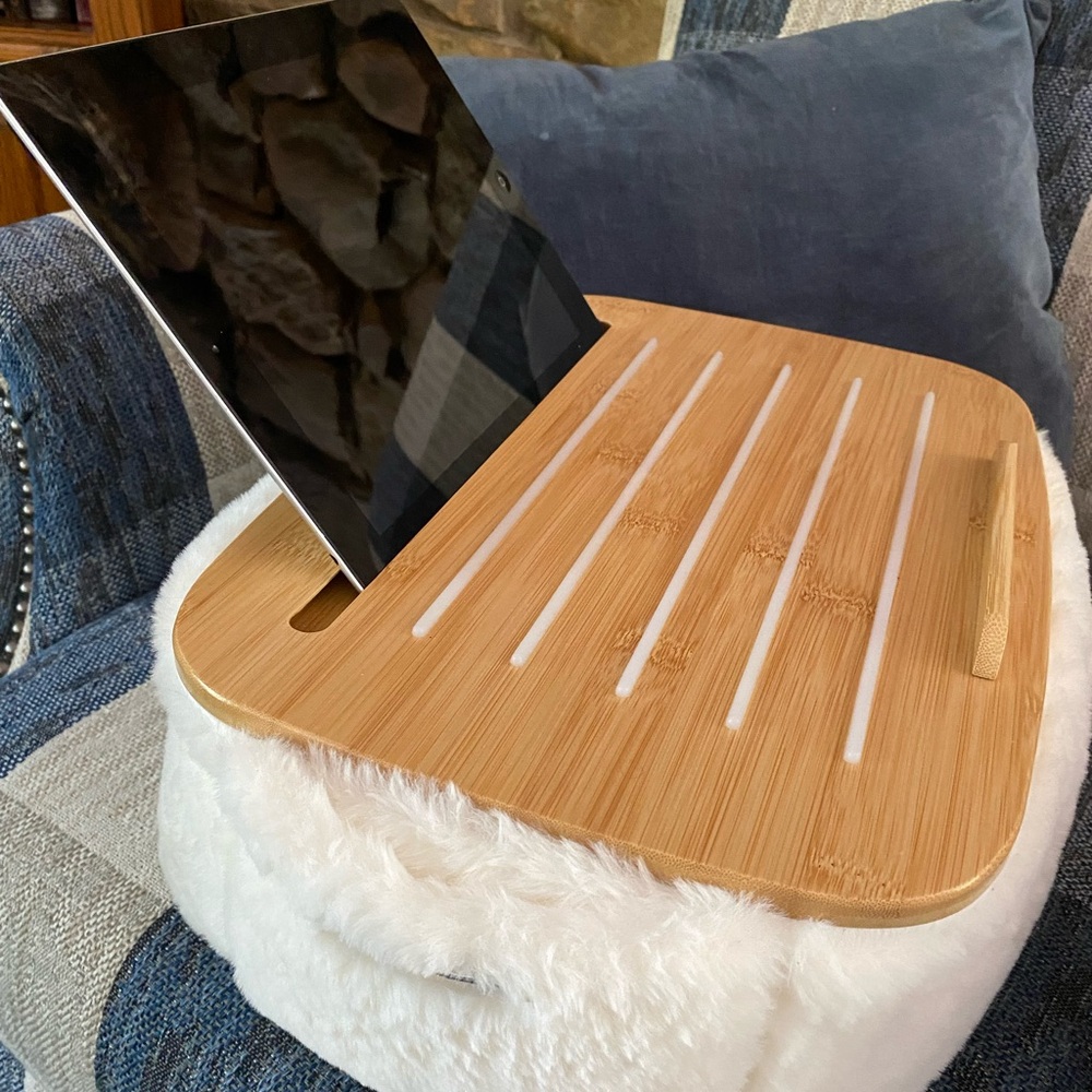 UGG Lap Desk Faux Fur Super Soft Comfortable e-reading tablet holder